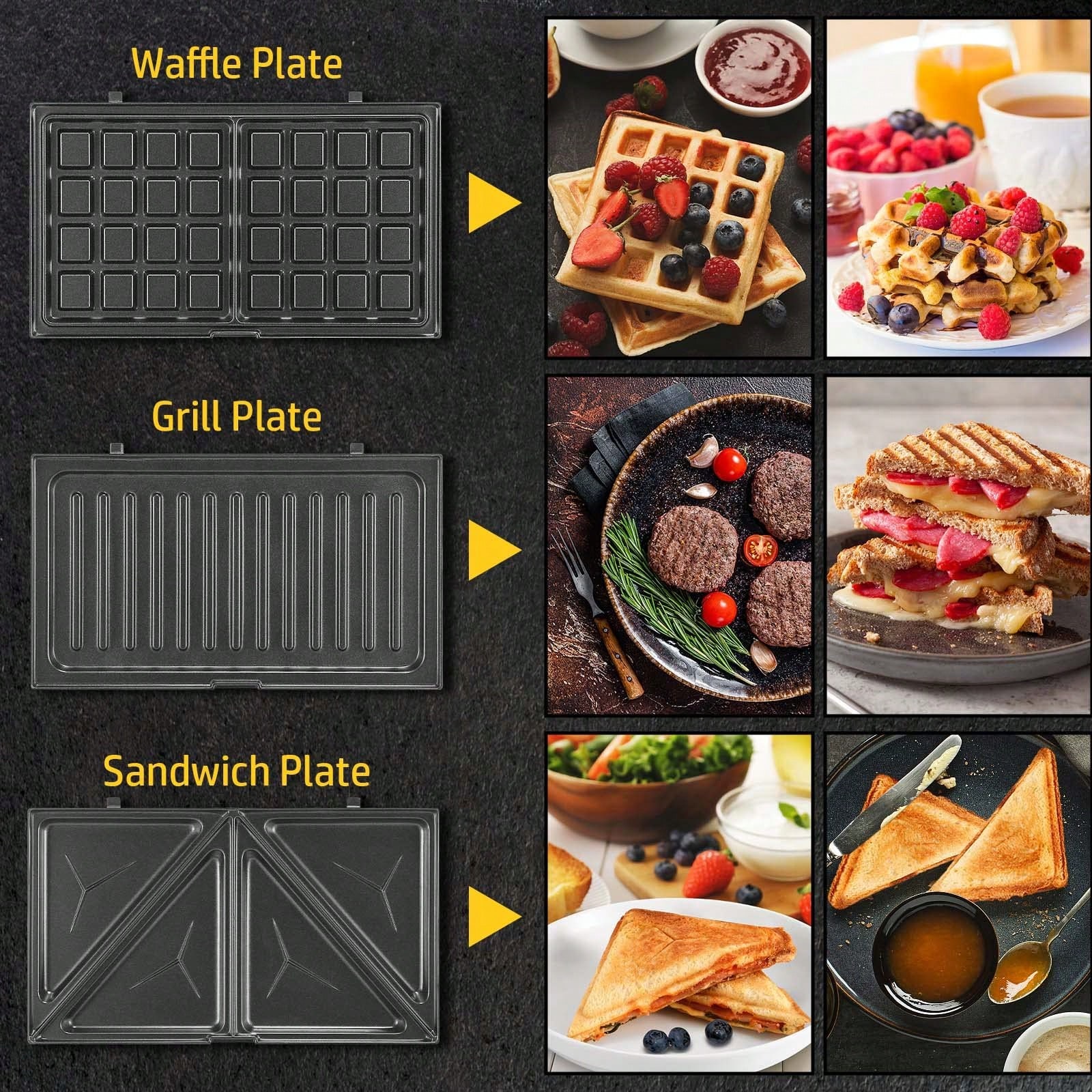 Многофункциональная вафельница – обзор и цена Sandwich Press Grill