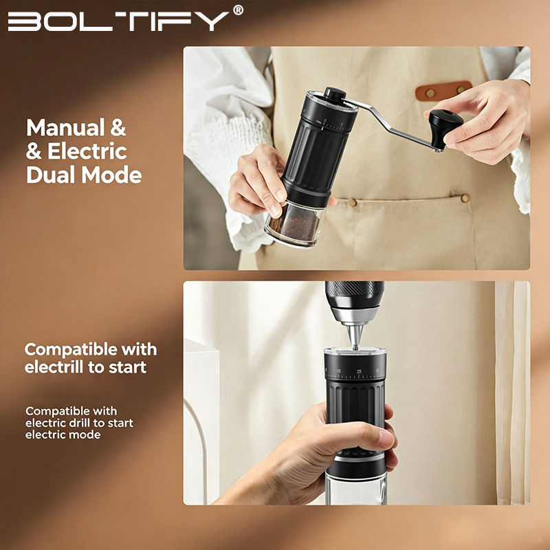 BOLTIFY High-Q Регулируемая ру – обзор и цена Coffee Grinder Burr